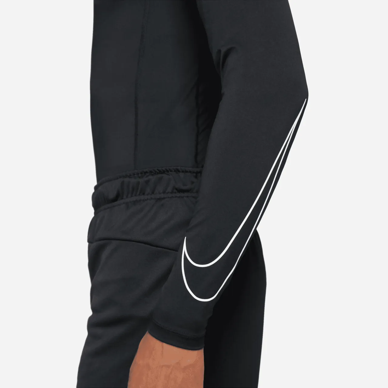 Nike Pro Dri-FIT Herentop met lange mouwen en strakke pasvorm - Zwart