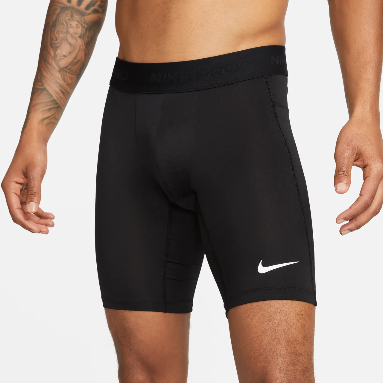 Nike Pro Dri-FIT lange fitnesshorts voor heren - Zwart