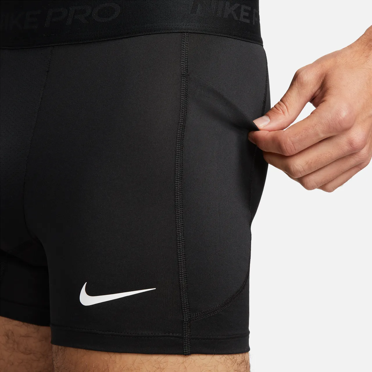 Nike Pro Dri-FIT shorts met binnenbroek voor heren - Zwart