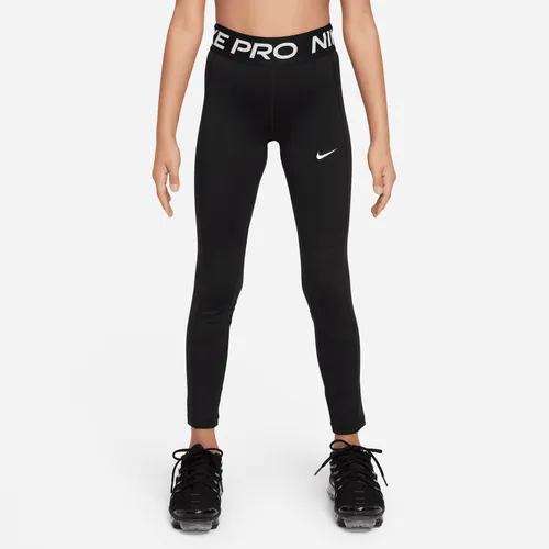 Nike Pro Leak Protection: Period Dri-FIT legging voor meisjes - Zwart