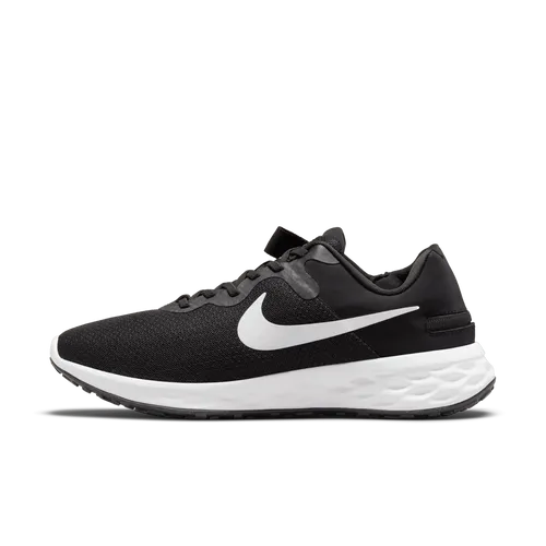 Nike Revolution 6 FlyEase eenvoudig aan en uit te trekken hardloopschoenen voor heren (straat) - Zwart