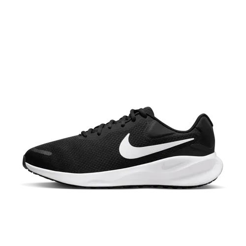 Nike Revolution 7 hardloopschoenen voor heren (extra breed, straat) - Zwart