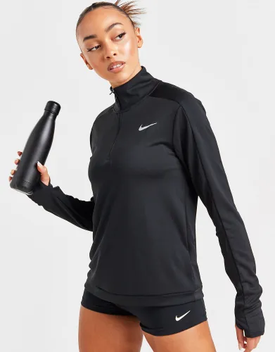 Nike Running Pacer 1/4 Zip Top Dames, Black