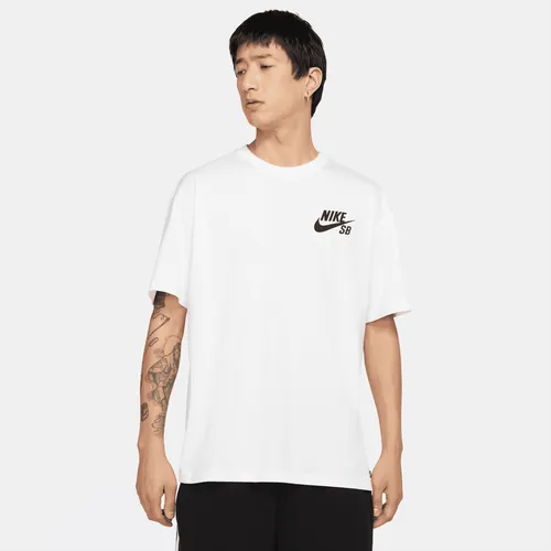 Nike SB Skateshirt met logo - Wit