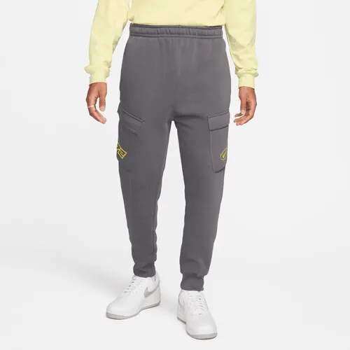 Nike Sportswear Cargobroek van fleece voor heren - Grijs