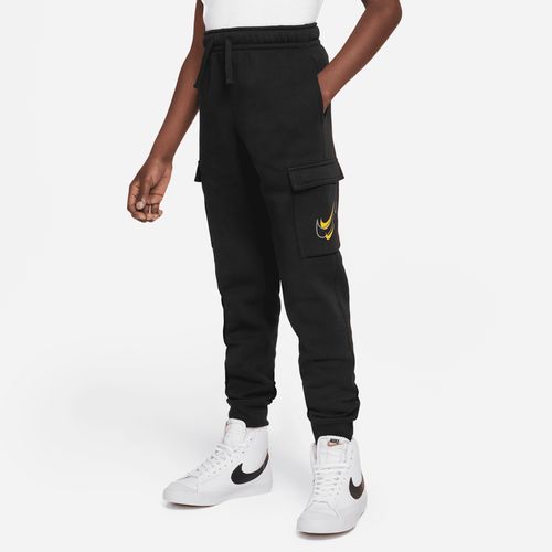 Nike Sportswear Cargobroek van fleece voor jongens - Zwart