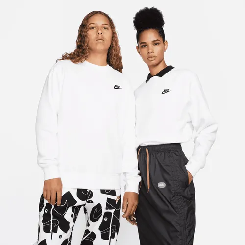 Nike Sportswear Club Fleece Herentop met ronde hals - Wit