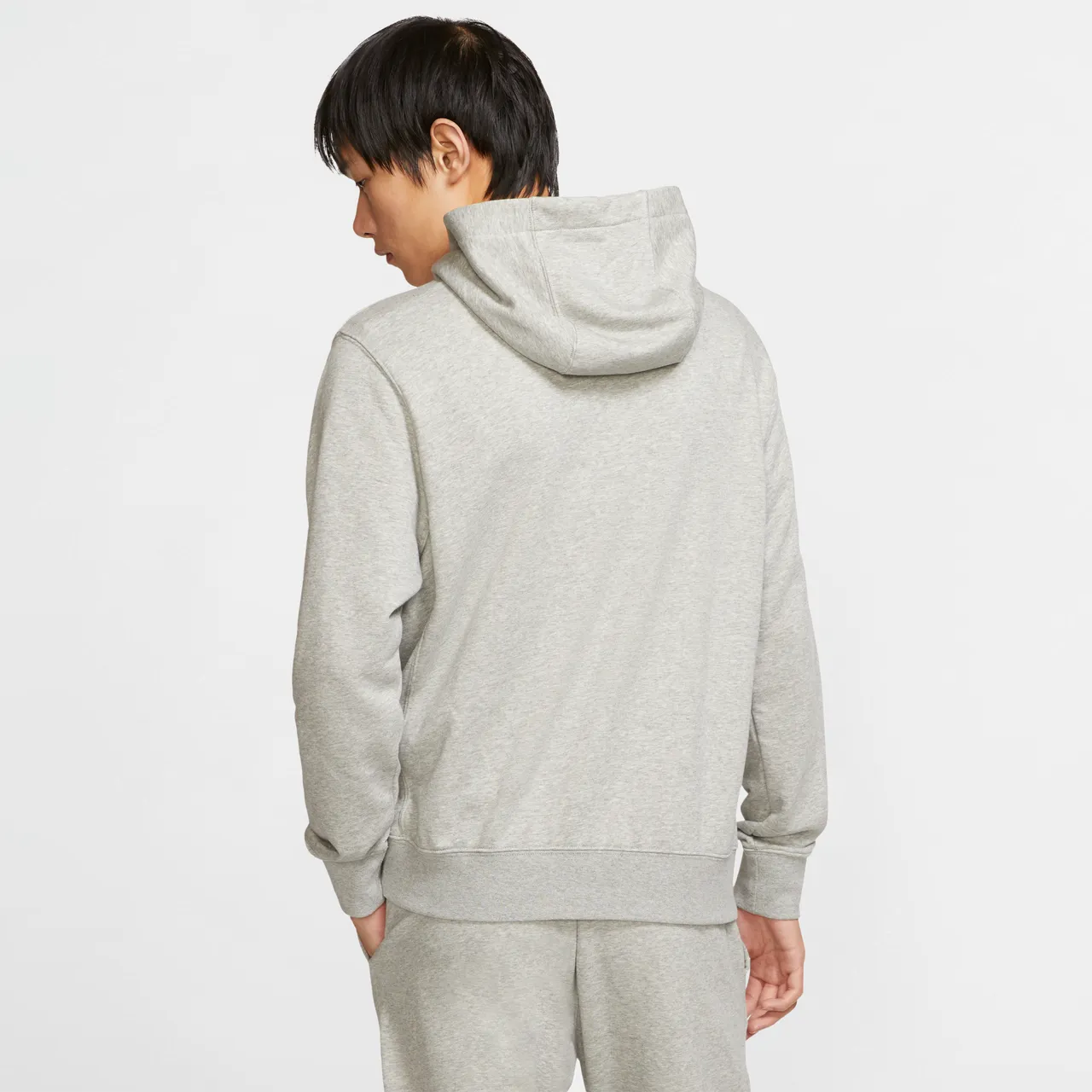 Nike Sportswear Club hoodie met rits voor heren - Grijs