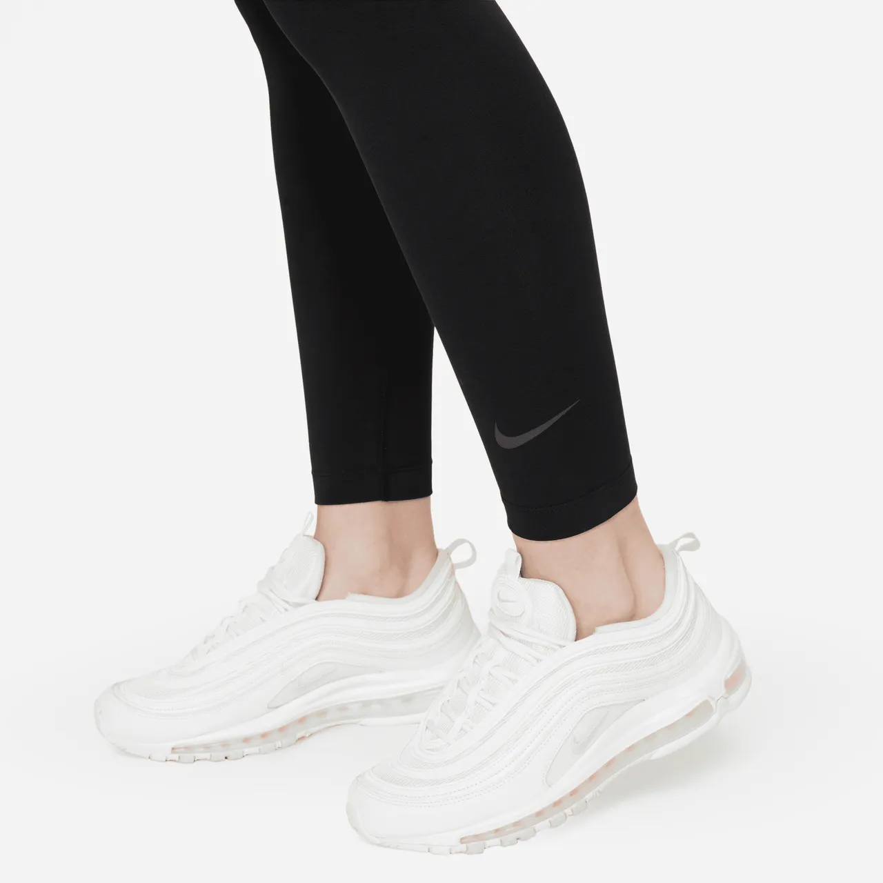 Nike Sportswear Club Legging met hoge taille voor dames - Zwart
