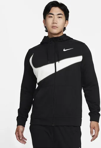 Nike Sportswear Dry-Fit Fleece Hooded Vest Black White