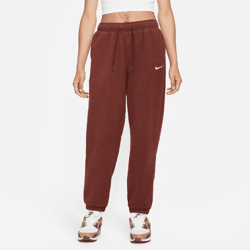Nike Sportswear Essentials Zachte joggingbroek met hoge taille voor dames - Bruin