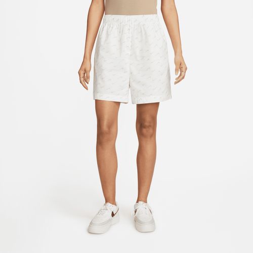 Nike Sportswear Everyday Modern Geweven damesshorts met hoge taille - Wit