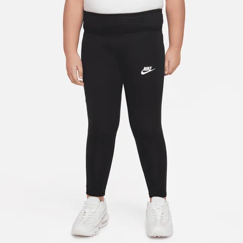 Nike Sportswear Favorites Legging met hoge taille voor meisjes (grotere maten) - Zwart