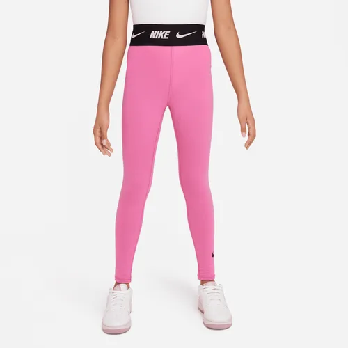Nike Sportswear Favorites legging met hoge taille voor meisjes - Rood