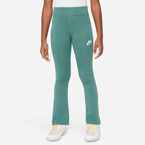Nike Sportswear Favorites legging met wijde pijpen voor meisjes - Groen