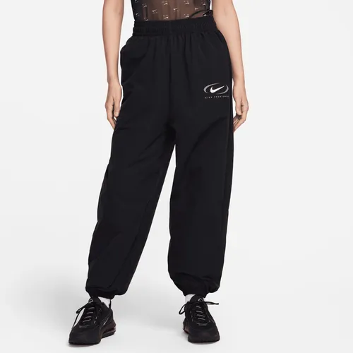 Nike Sportswear geweven joggingbroek voor dames - Zwart