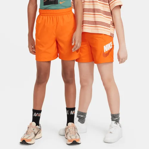 Nike Sportswear geweven kindershorts - Oranje
