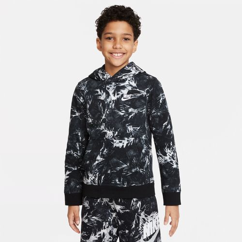 Nike Sportswear Hoodie van sweatstof met print voor jongens - Zwart