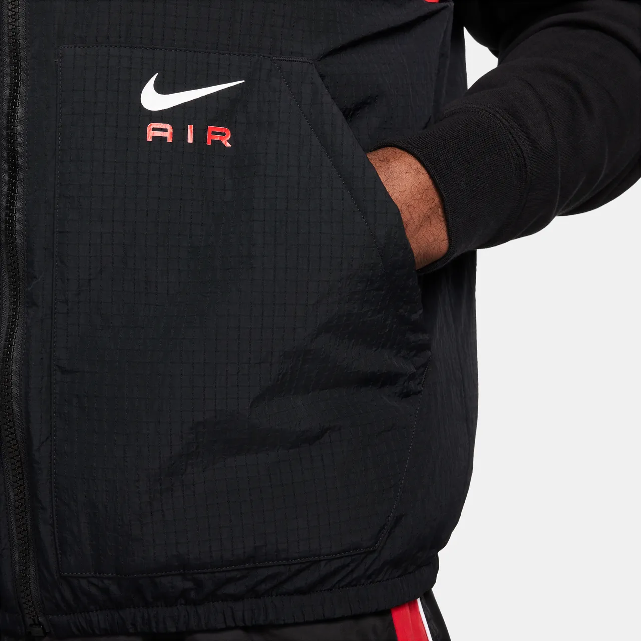 Nike Sportswear klassieke Therma-FIT bodywarmer voor heren - Zwart
