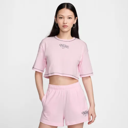 Nike Sportswear Kort T-shirt voor dames - Roze