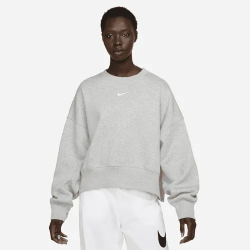 Nike Sportswear Phoenix Fleece extra oversized sweatshirt met ronde hals voor dames - Grijs