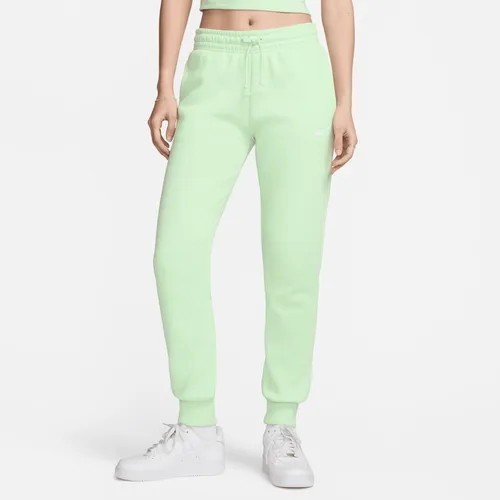 Nike Sportswear Phoenix Fleece joggingbroek met halfhoge taille voor dames - Groen