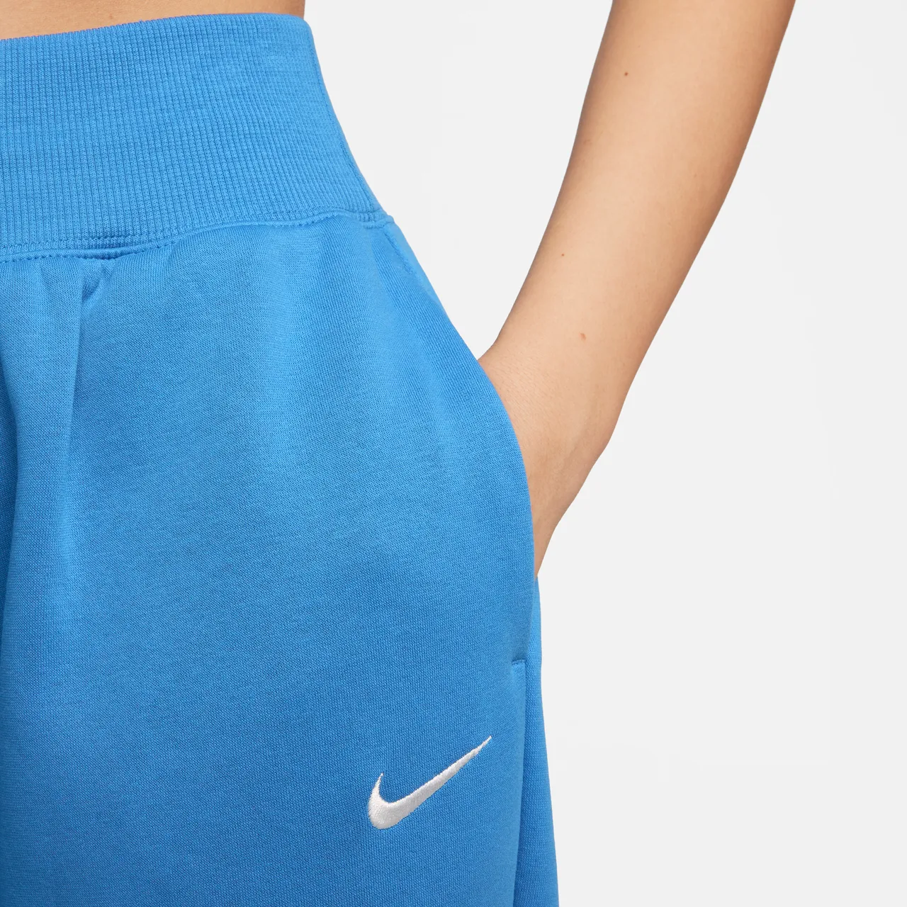 Nike Sportswear Phoenix Fleece Oversized joggingbroek met hoge taille voor dames - Blauw