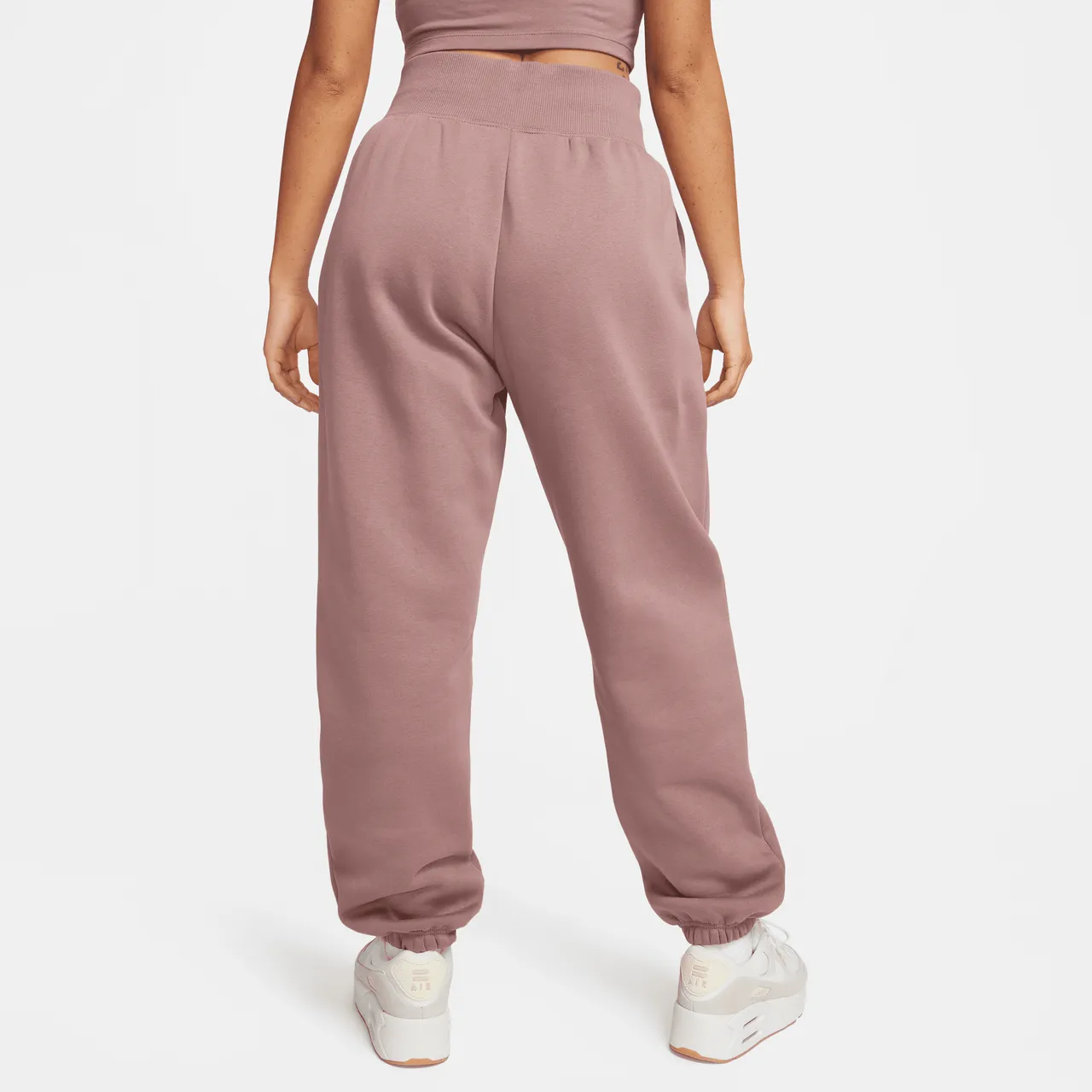 Nike Sportswear Phoenix Fleece Oversized joggingbroek met hoge taille voor dames - Paars