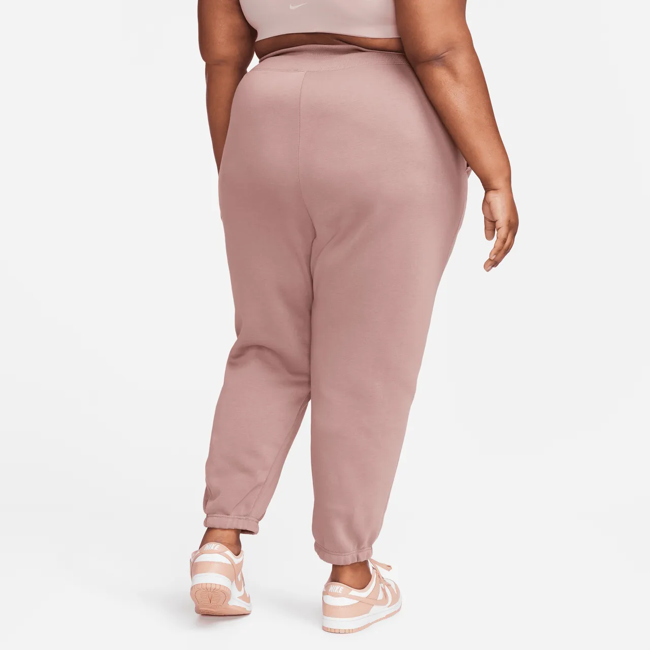 Nike Sportswear Phoenix Fleece Oversized joggingbroek met hoge taille voor dames (Plus Size) - Paars