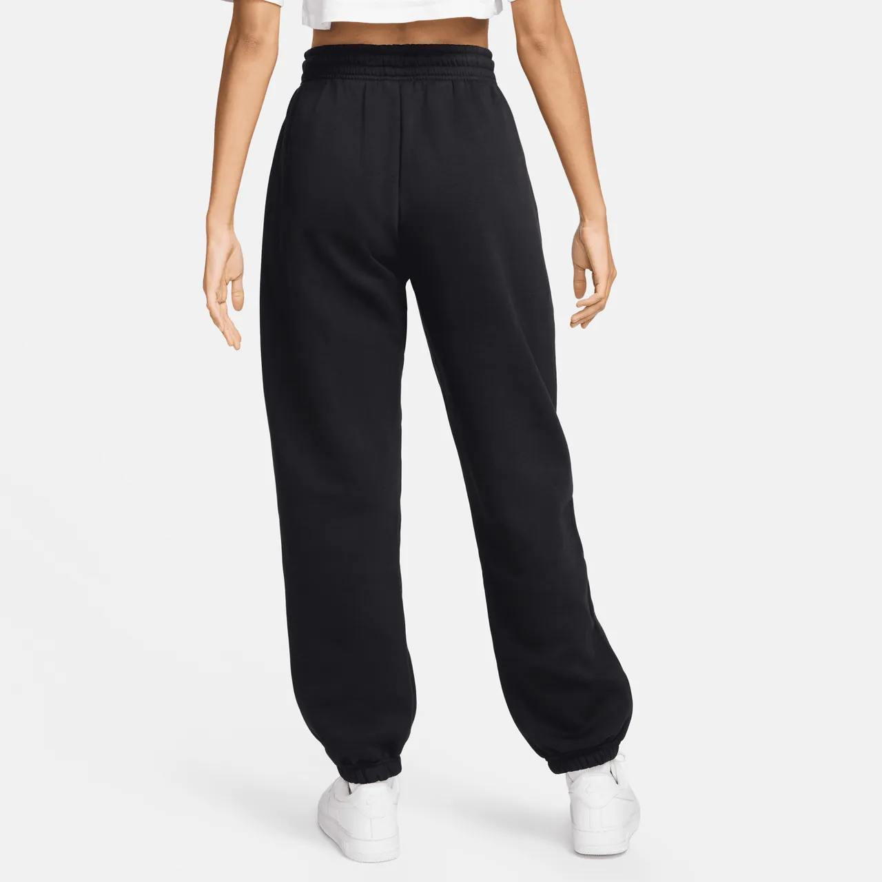 Nike Sportswear Phoenix Fleece Oversized joggingbroek met hoge taille voor dames - Zwart