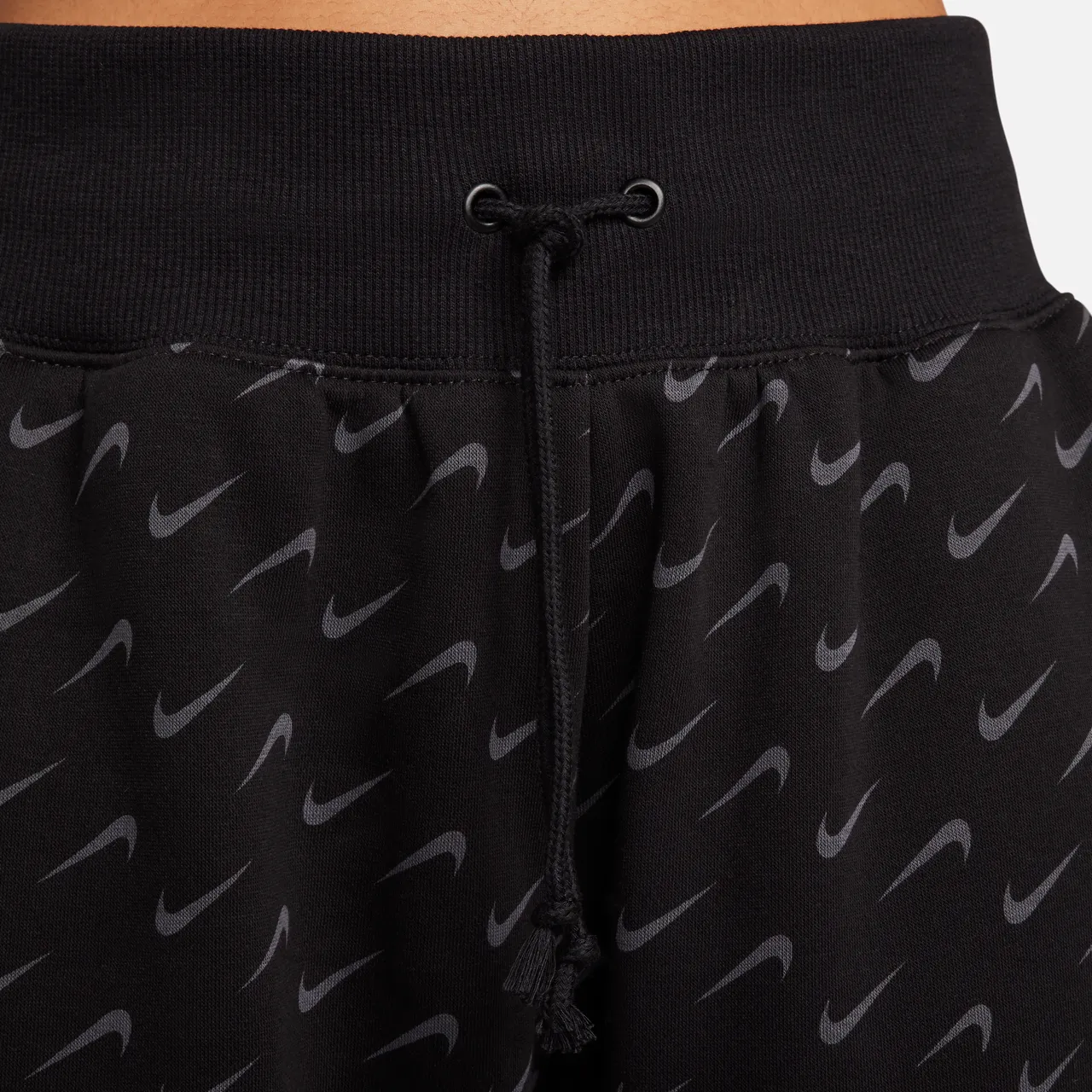 Nike Sportswear Phoenix Fleece oversized joggingbroek met print voor dames - Zwart