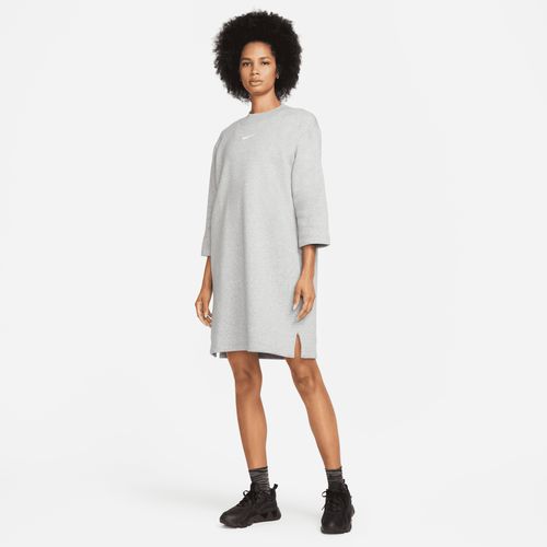 Nike Sportswear Phoenix Fleece Ruimvallende jurk met 3/4-mouwen - Grijs
