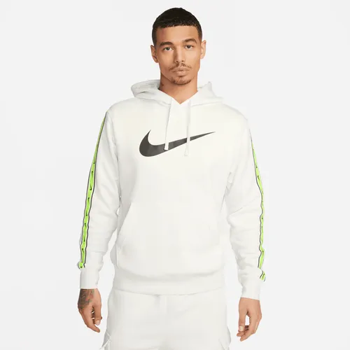 Nike Sportswear Repeat Fleecehoodie voor heren - Wit