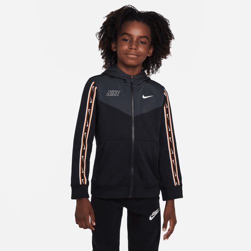 Nike Sportswear Repeat Hoodie met rits voor jongens - Zwart
