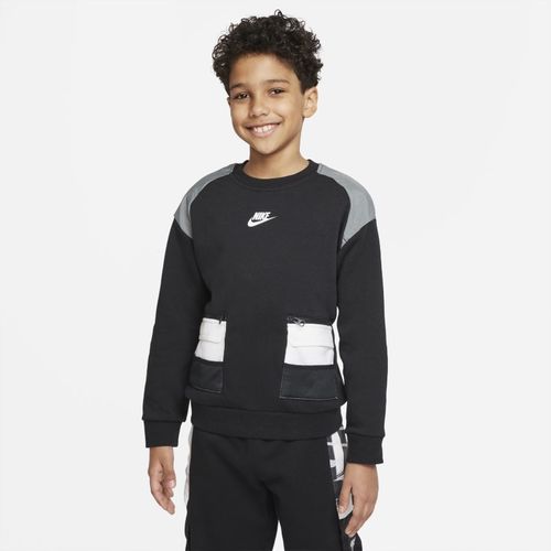 Nike Sportswear Sweatshirt van sweatstof voor jongens - Zwart