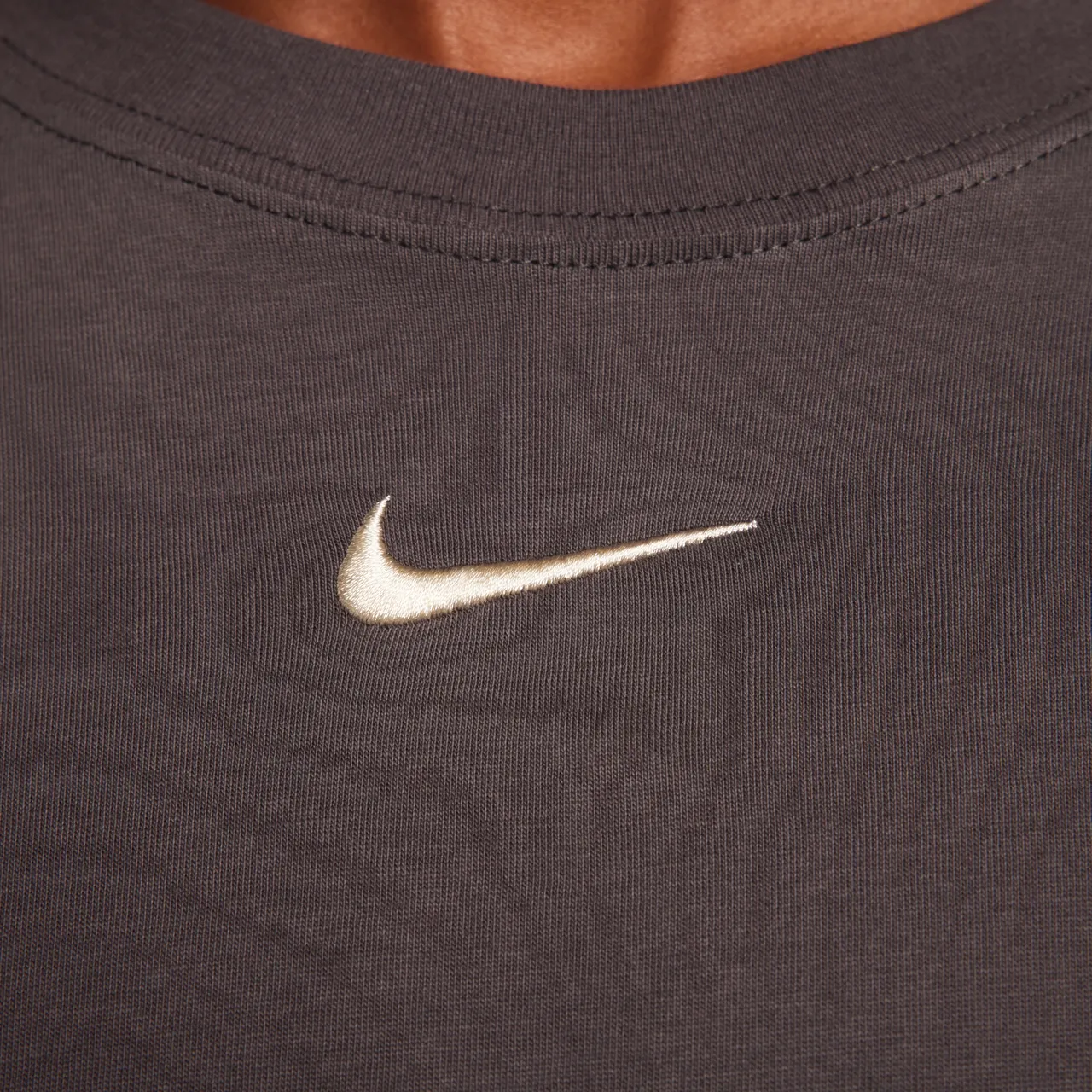 Nike Sportswear T-shirt met lange mouwen voor dames - Bruin