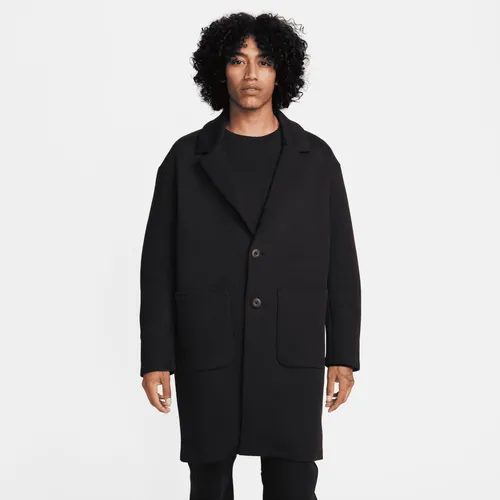 Nike Sportswear Tech Fleece Reimagined trenchcoat met ruimvallende pasvorm voor heren - Zwart
