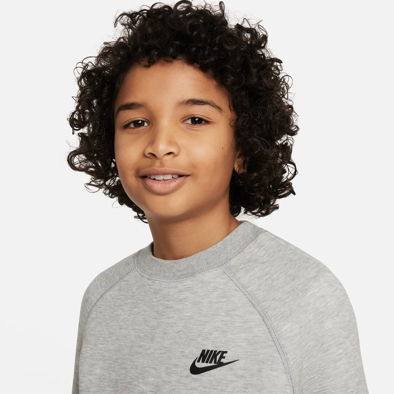 Nike Sportswear Tech Fleece sweatshirt voor jongens - Grijs