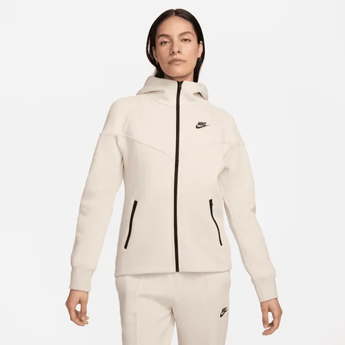 Nike Sportswear Tech Fleece Windrunner hoodie met rits voor dames - Bruin