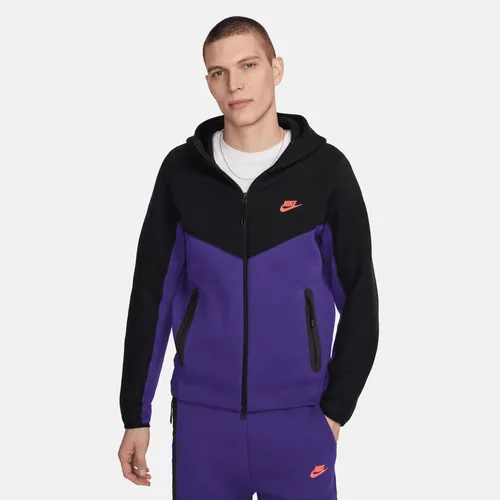 Nike Sportswear Tech Fleece Windrunner Hoodie met rits voor heren - Paars
