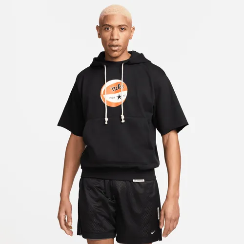 Nike Standard Issue Dri-FIT hoodie met korte mouwen voor heren - Zwart