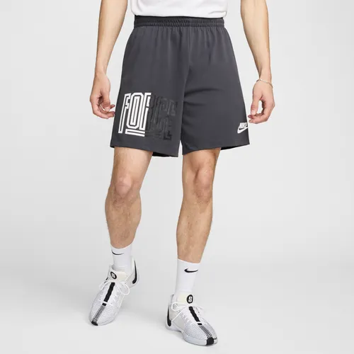 Nike Starting 5 Dri-FIT basketbalshorts voor heren (21 cm) - Grijs