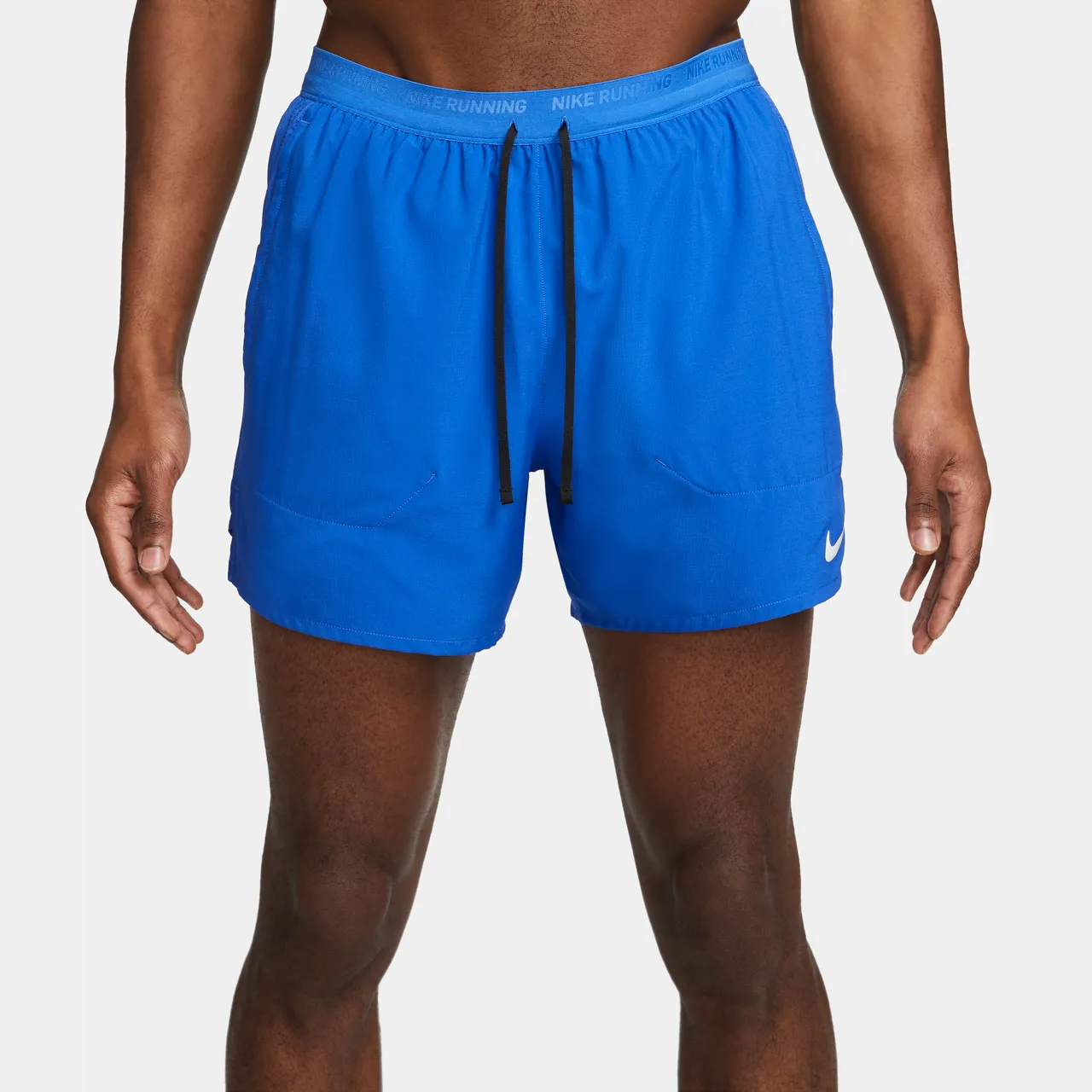 Nike Stride Dri-FIT hardloopshorts met binnenbroek voor heren (13 cm) - Blauw