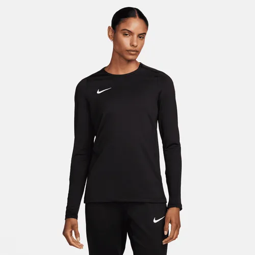 Nike Strike Dri-FIT voetbaltop met ronde hals voor dames - Zwart