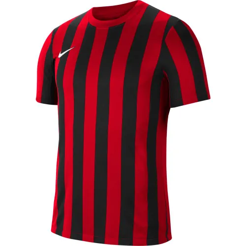 Nike Striped Division IV Voetbalshirt Rood Zwart