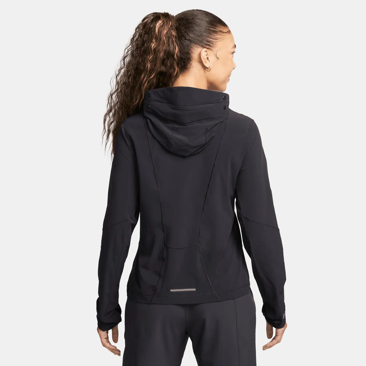 Nike Swift UV hardloopjack voor dames - Zwart