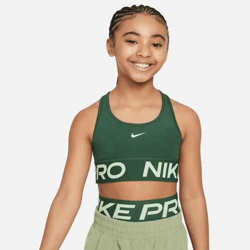 Nike Swoosh sport-bh voor meisjes - Groen