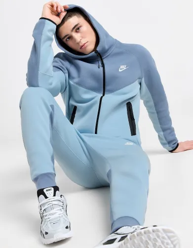 Nike Tech Fleece Hoodie, Light Armoury Blue/Ashen Slate/White