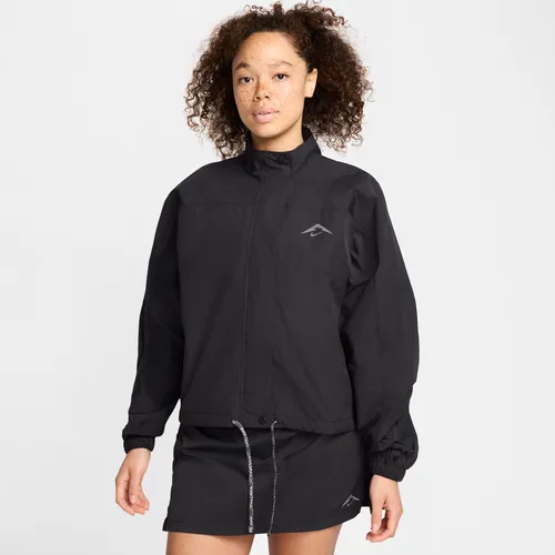 Nike Trail Repel UV hardloopjack voor dames - Zwart
