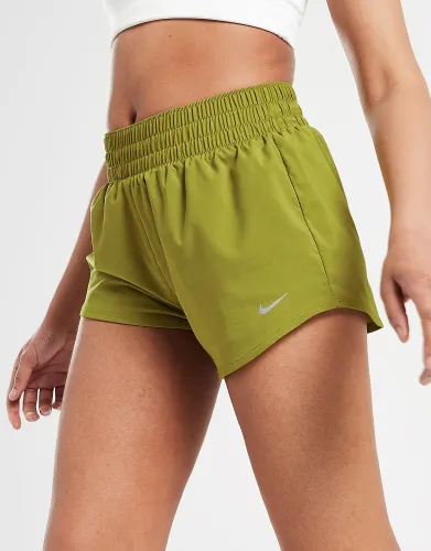 Nike Training One 3" Shorts, Green